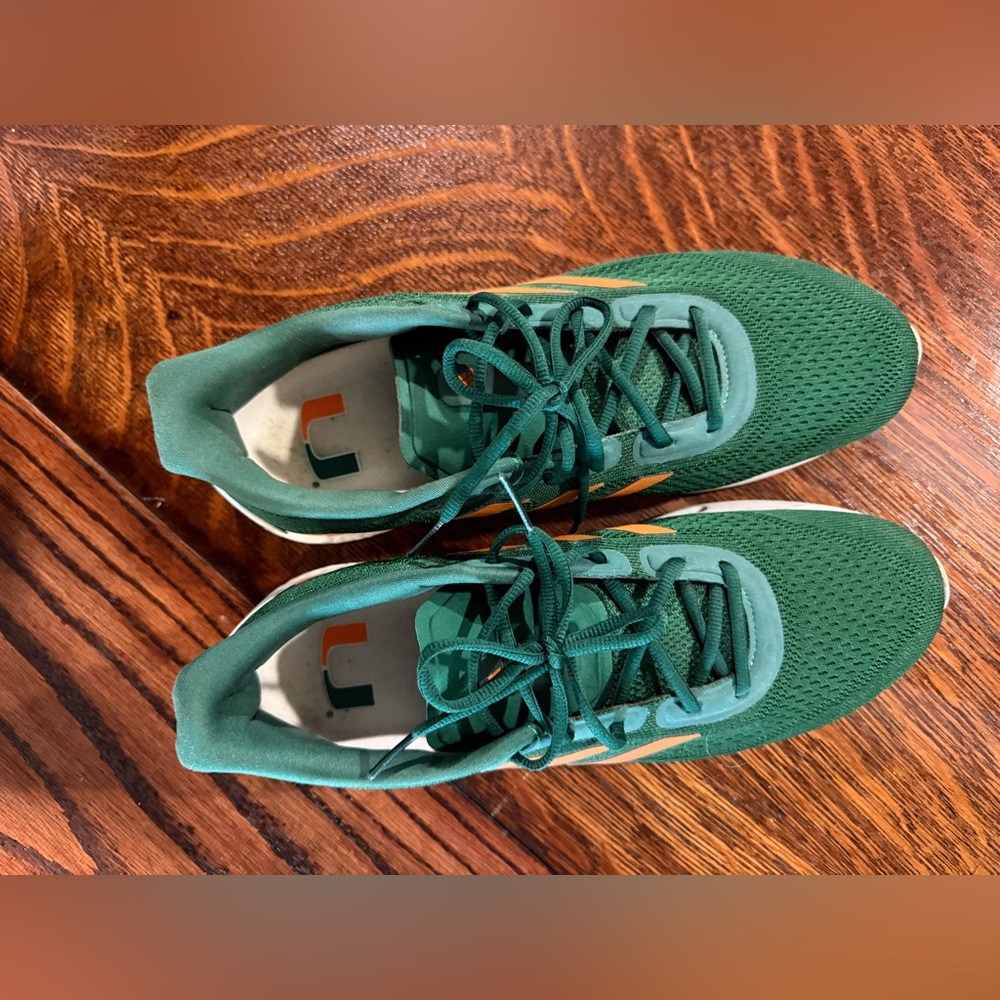 adidas Green and Orange Sneakers - Picture 3 of 5